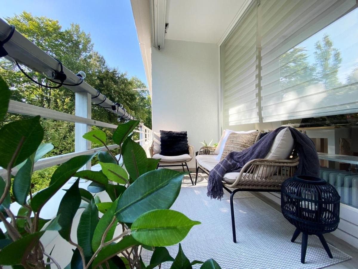 Seaside Rooms - Zentrales Design-Apartment Mit Balkon & Parkplatz - 2 Minuten Zum Strand Timmendorfer Strand Luaran gambar